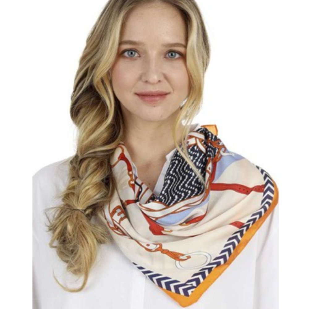 Purse Print Square Scarf